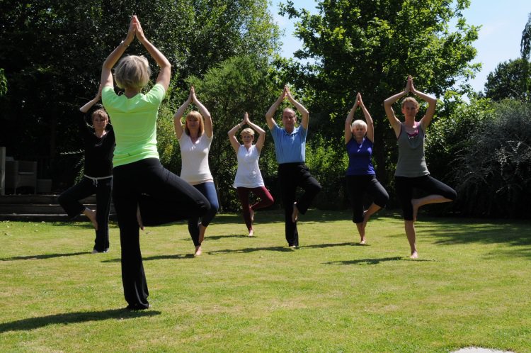 Garden Yoga Classes in Normandy, Guildford, Surrey